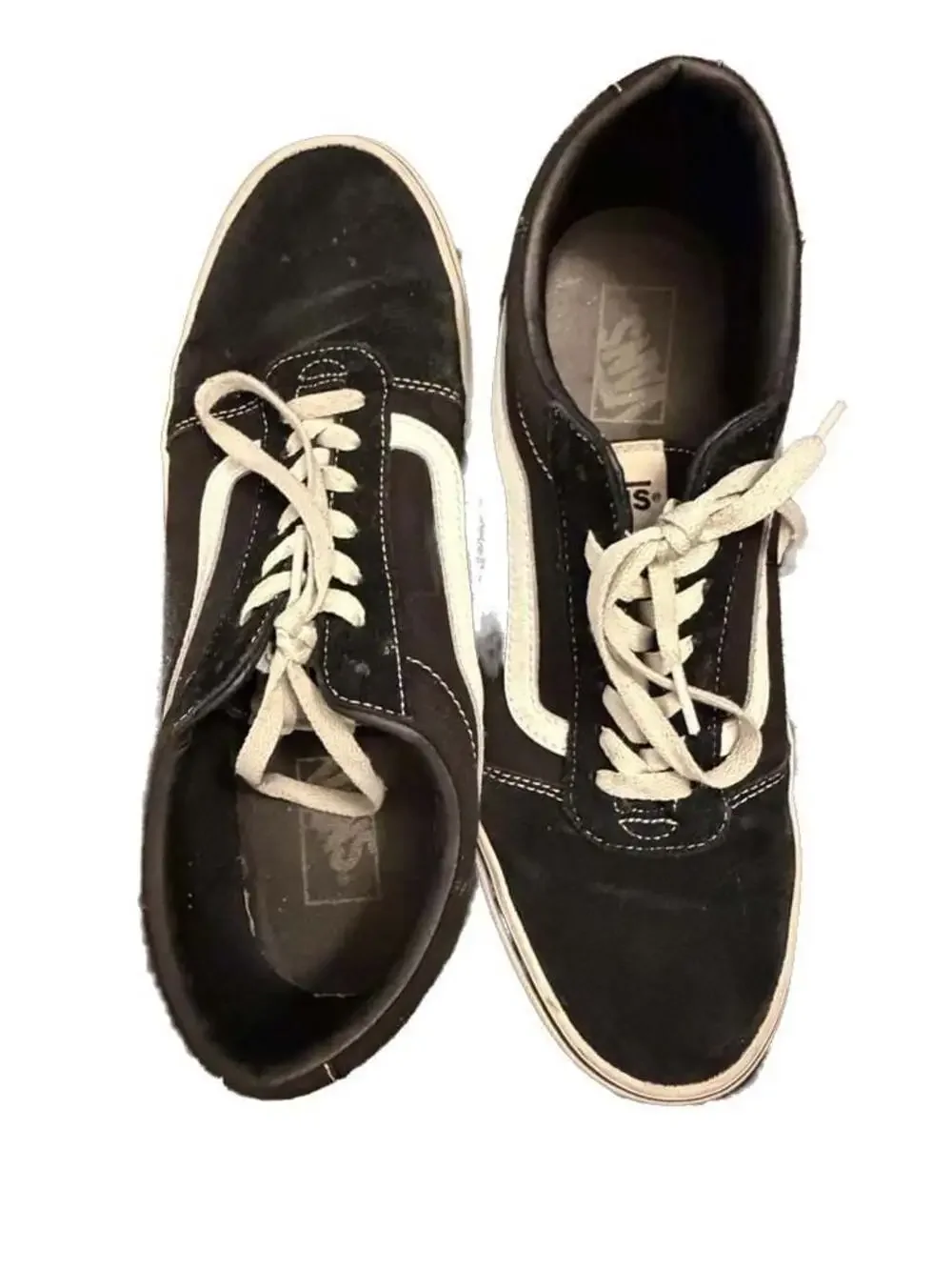 Vans Old Skool Black&White Skate Shoes Men's Size 10.5